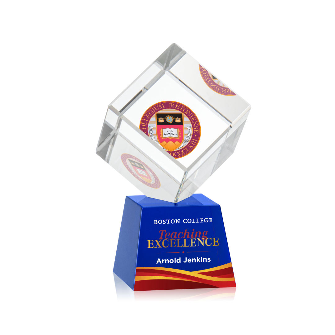 Burrill VividPrint™ Award on Robson Base - Blue 4