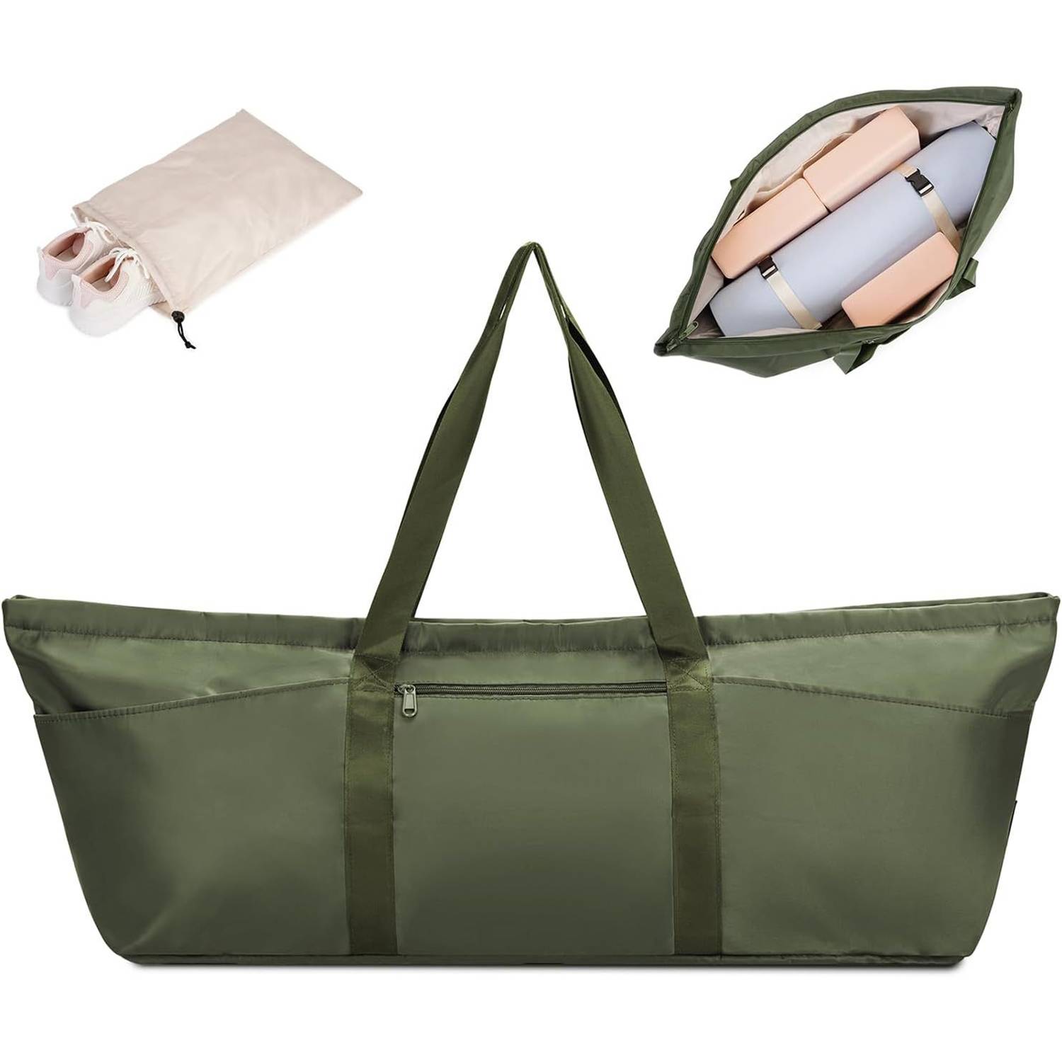 Foldable large travel fitness deffel bag 4