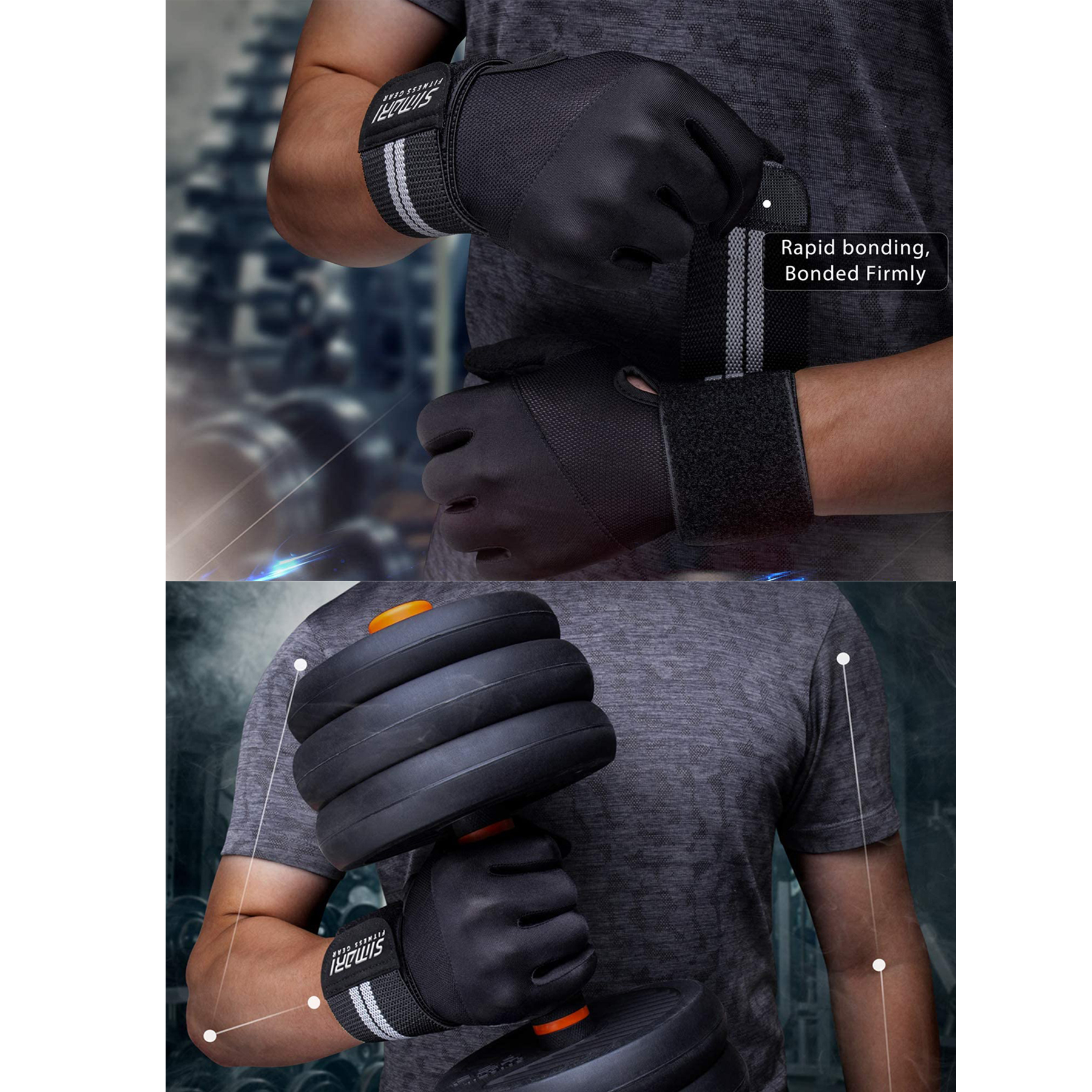 Mens and Women Weight Lifting Gloves 2