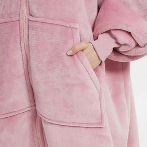Womens Wearable Sweatshirt Oversized Hoodie Blanket 3