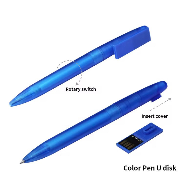 Plastic Ballpoint Pen With 8GB USB Drive 2