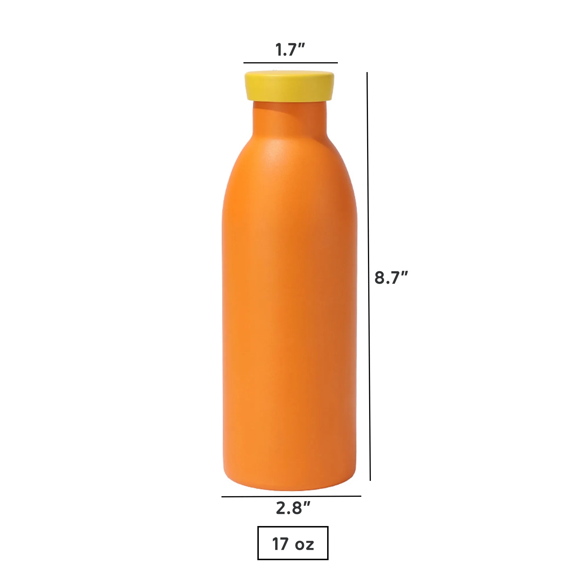 17 oz Double Wall Milk Bottle, custom water bottle with logo imprint 7