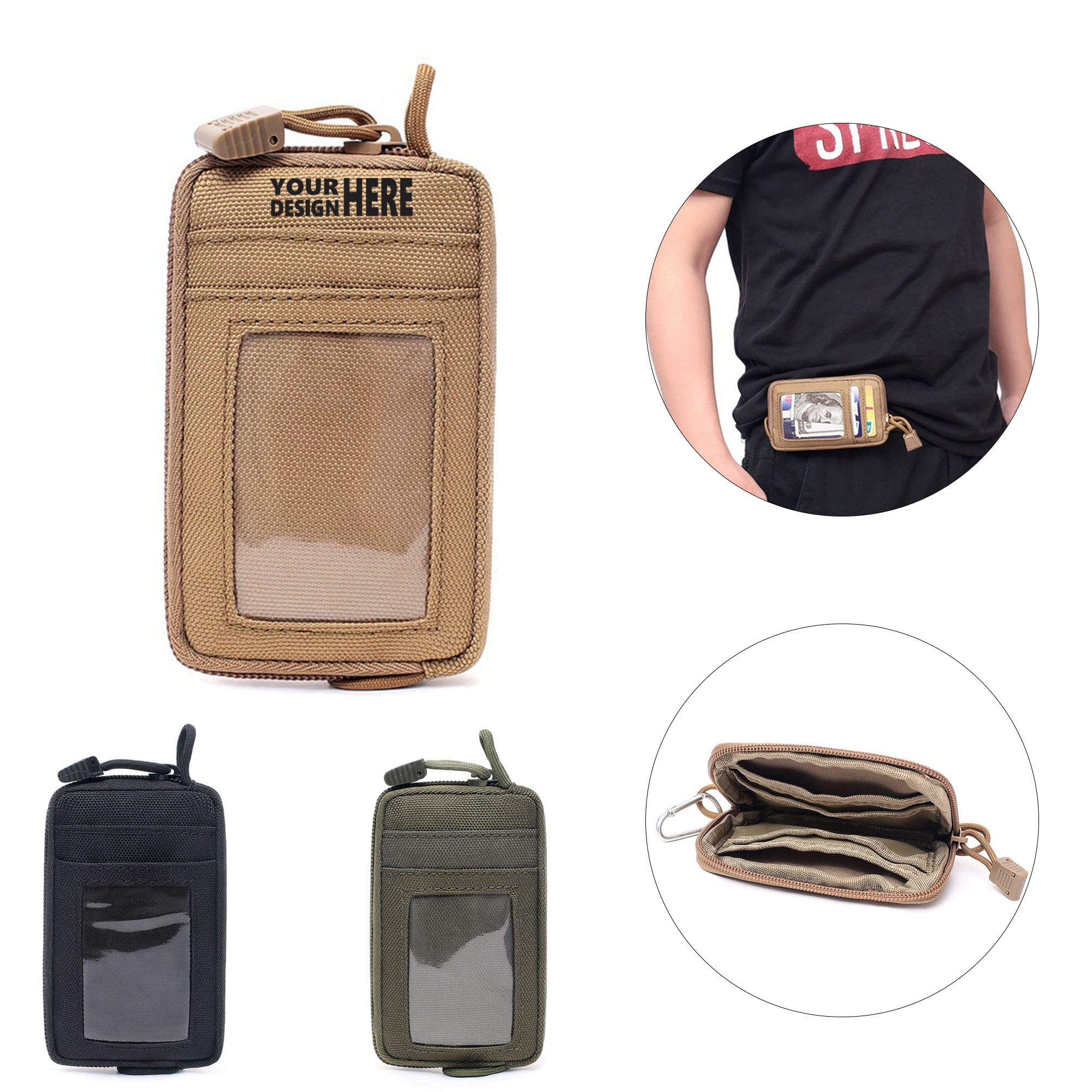 Outdoor Travel Multifunctional Card Mini Waist Bag 3