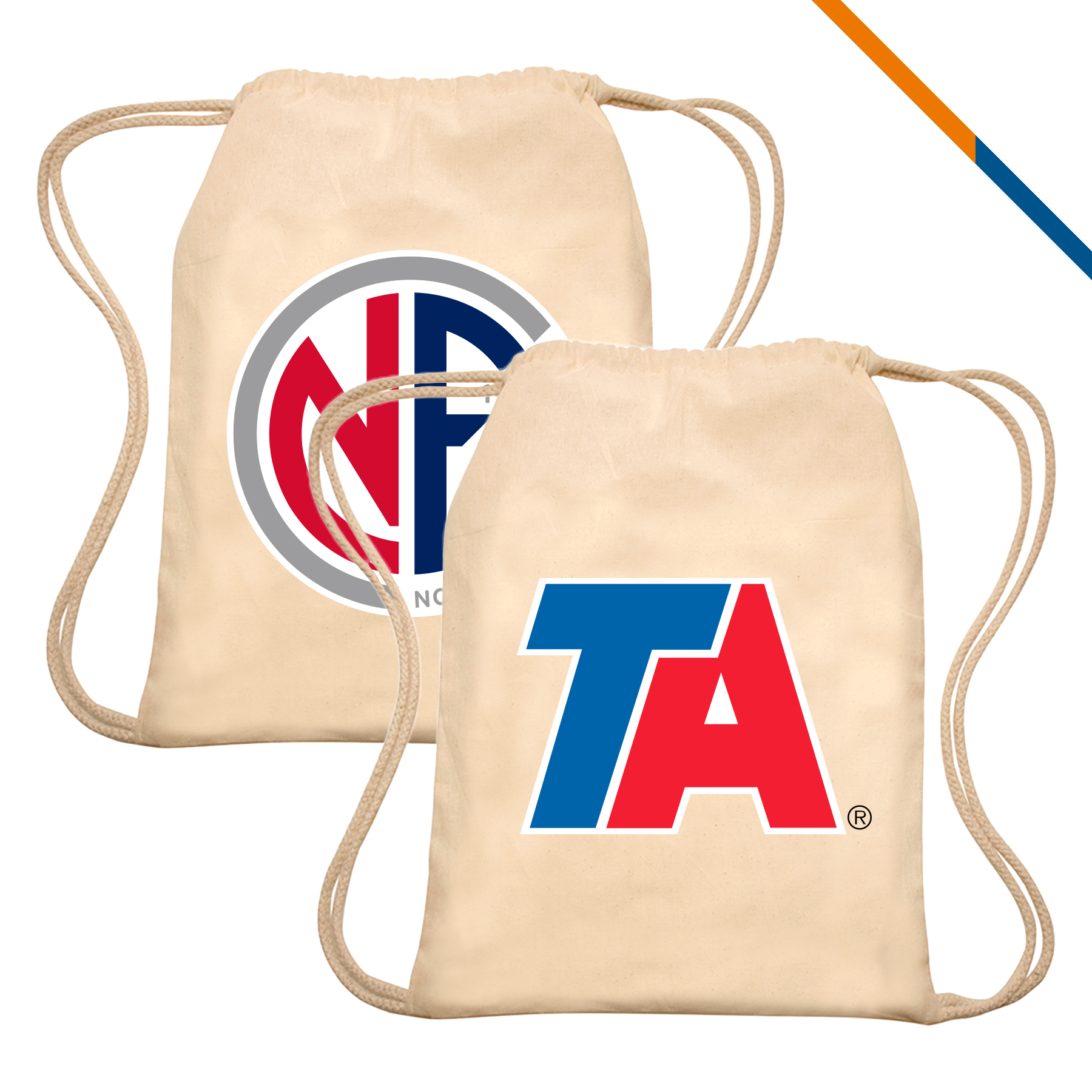 Roslo Cotton Drawstring Backpacks 2