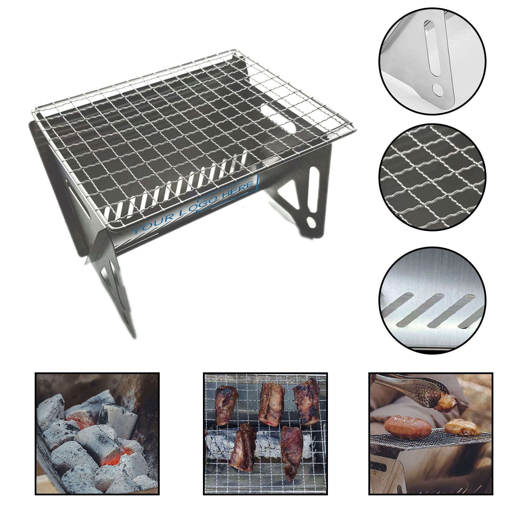 Stainless Steel Assemblable Grill 2