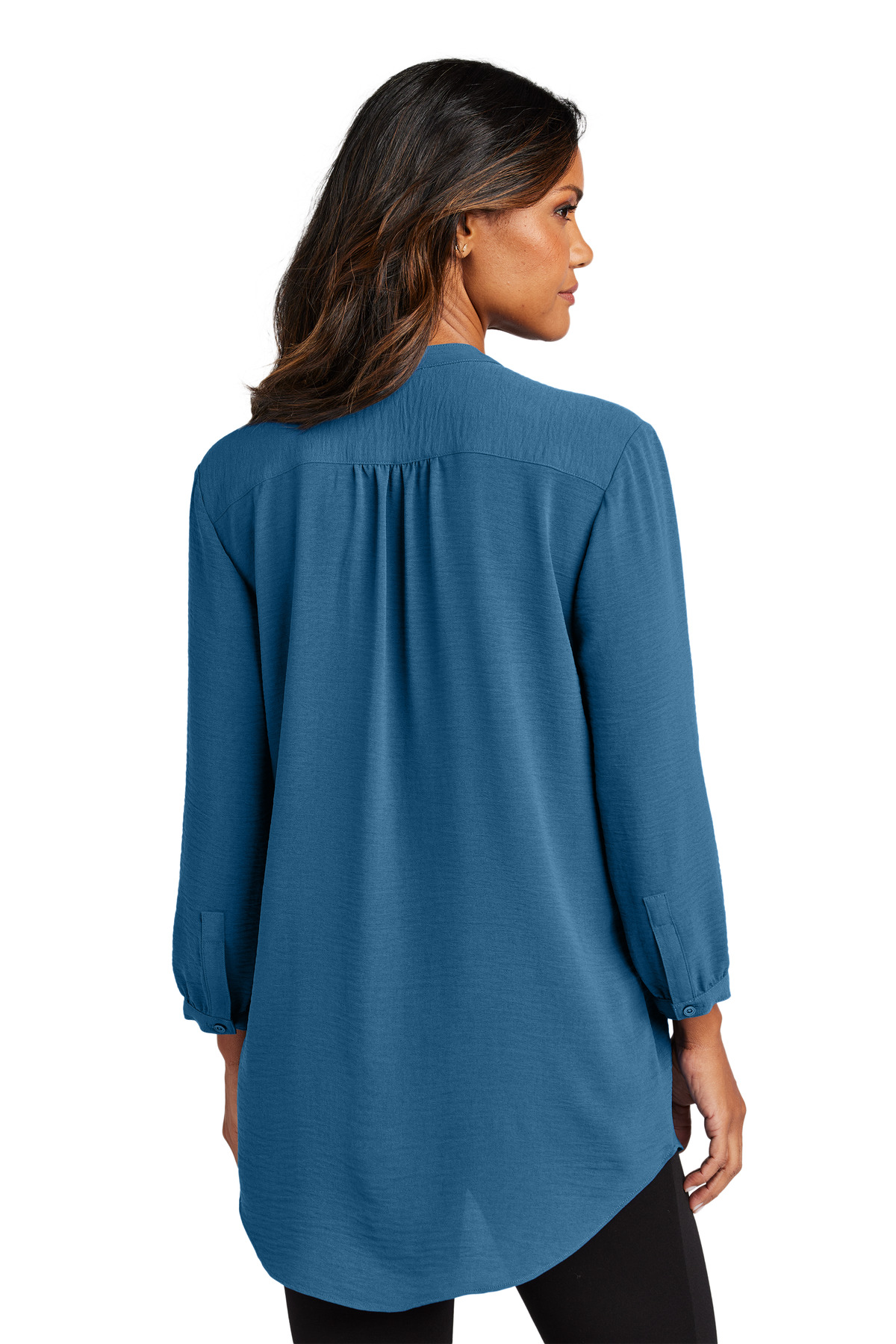 Port Authority Women's 3/4-Sleeve Textured Crepe Tunic LW713 14