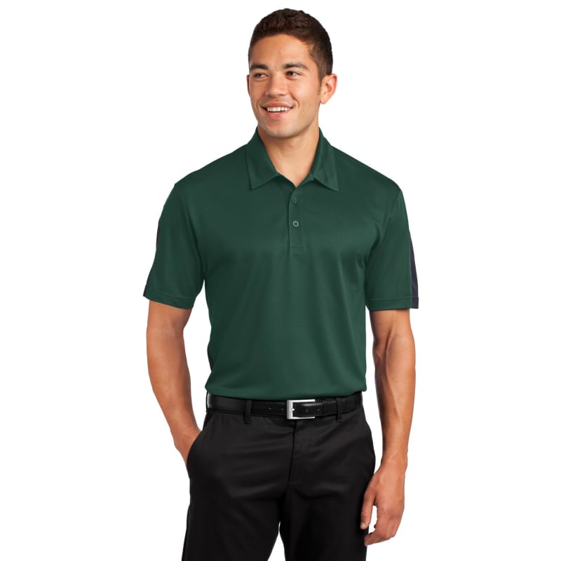 Sport-Tek PosiCharge Active Textured Colorblock Polo. 36