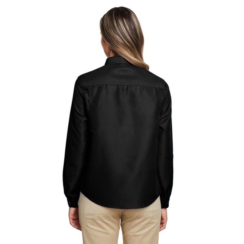 Harriton Ladies' Key West Long-Sleeve Performance Staff Shirt 18
