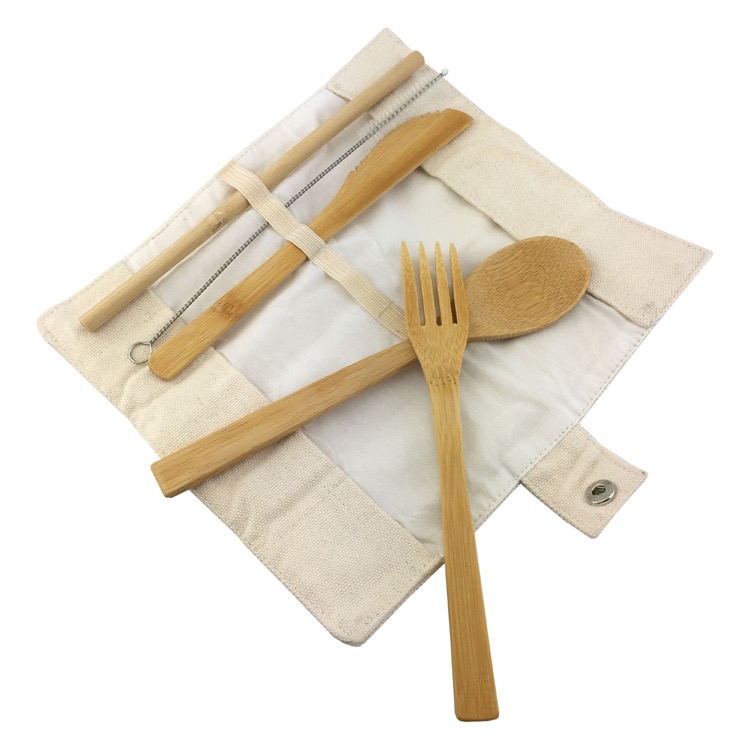 Bamboo Utensils Set 4