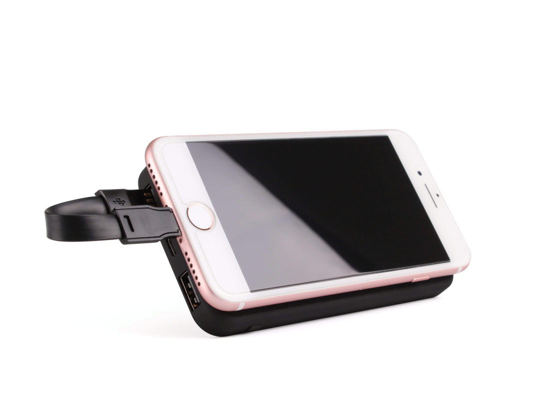 Solar power bank with phone holder 1