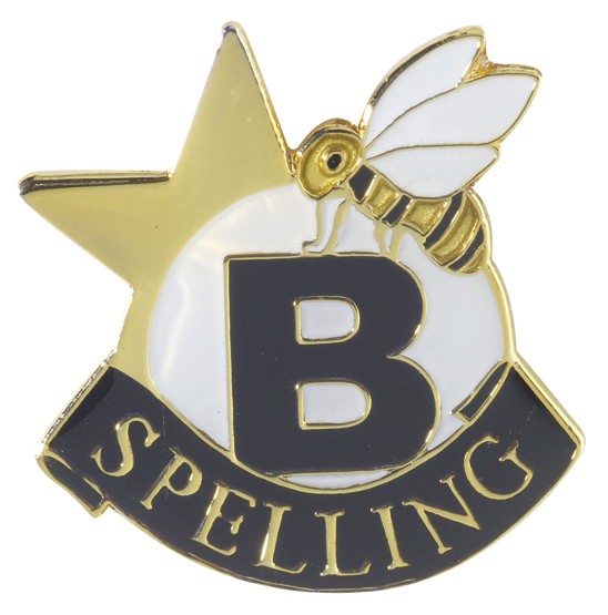 Spelling Academic Achievement Pin 2