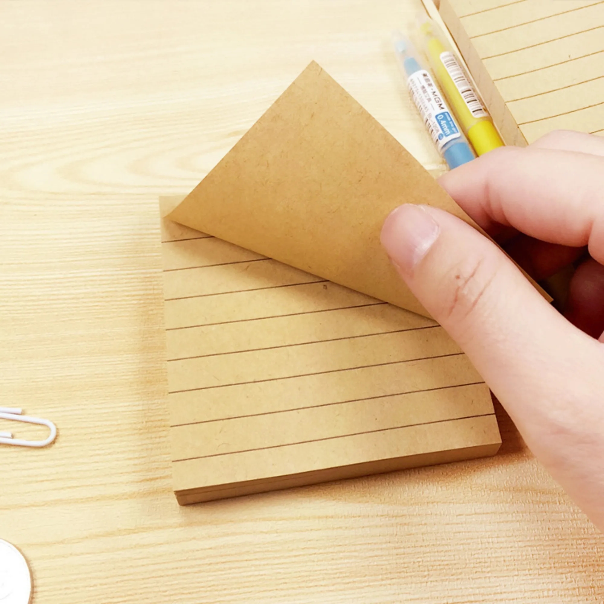 Eco Kraft Paper Sticky Notepad 4