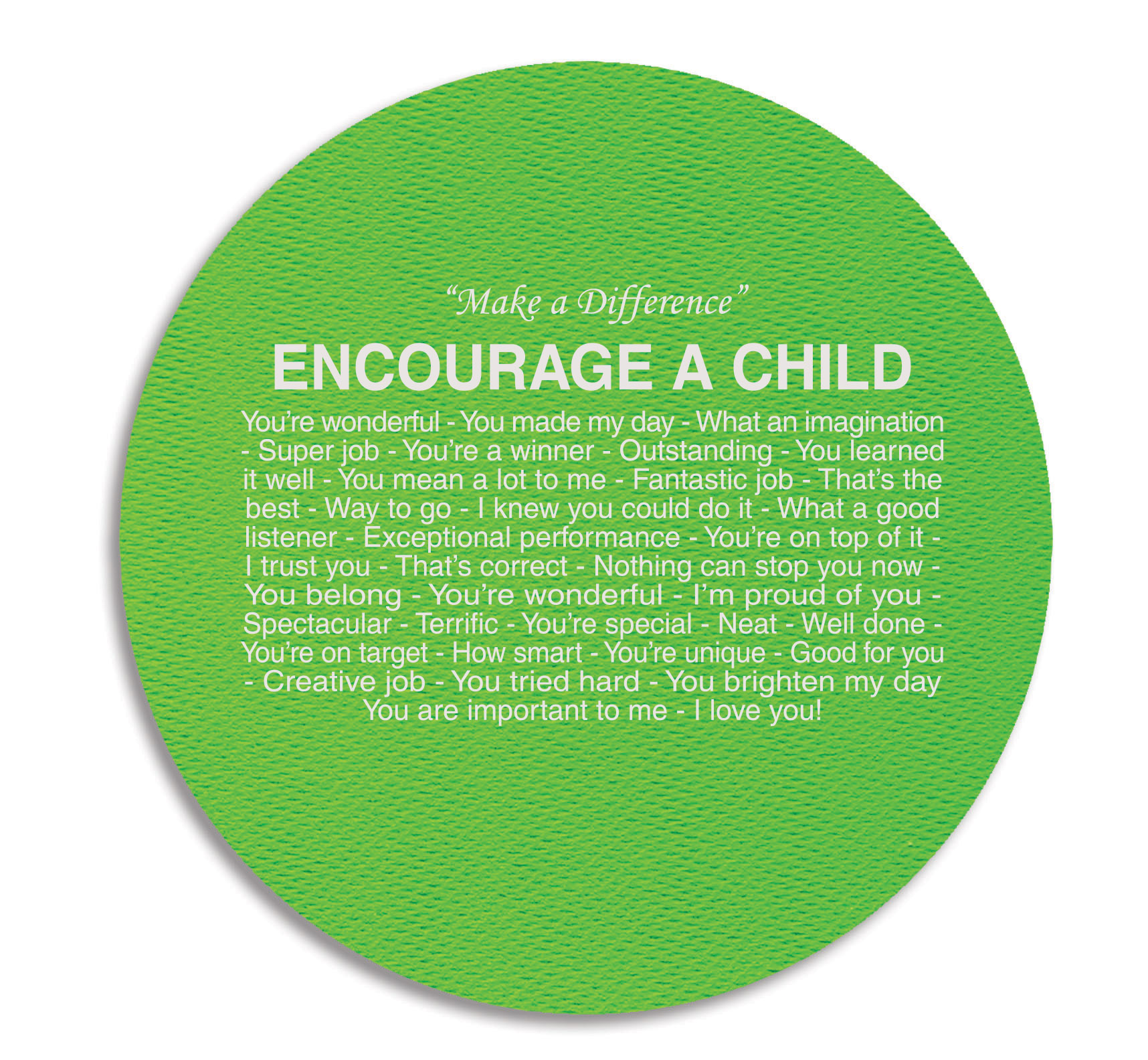 Encourage A Child Circle Jar Opener 20