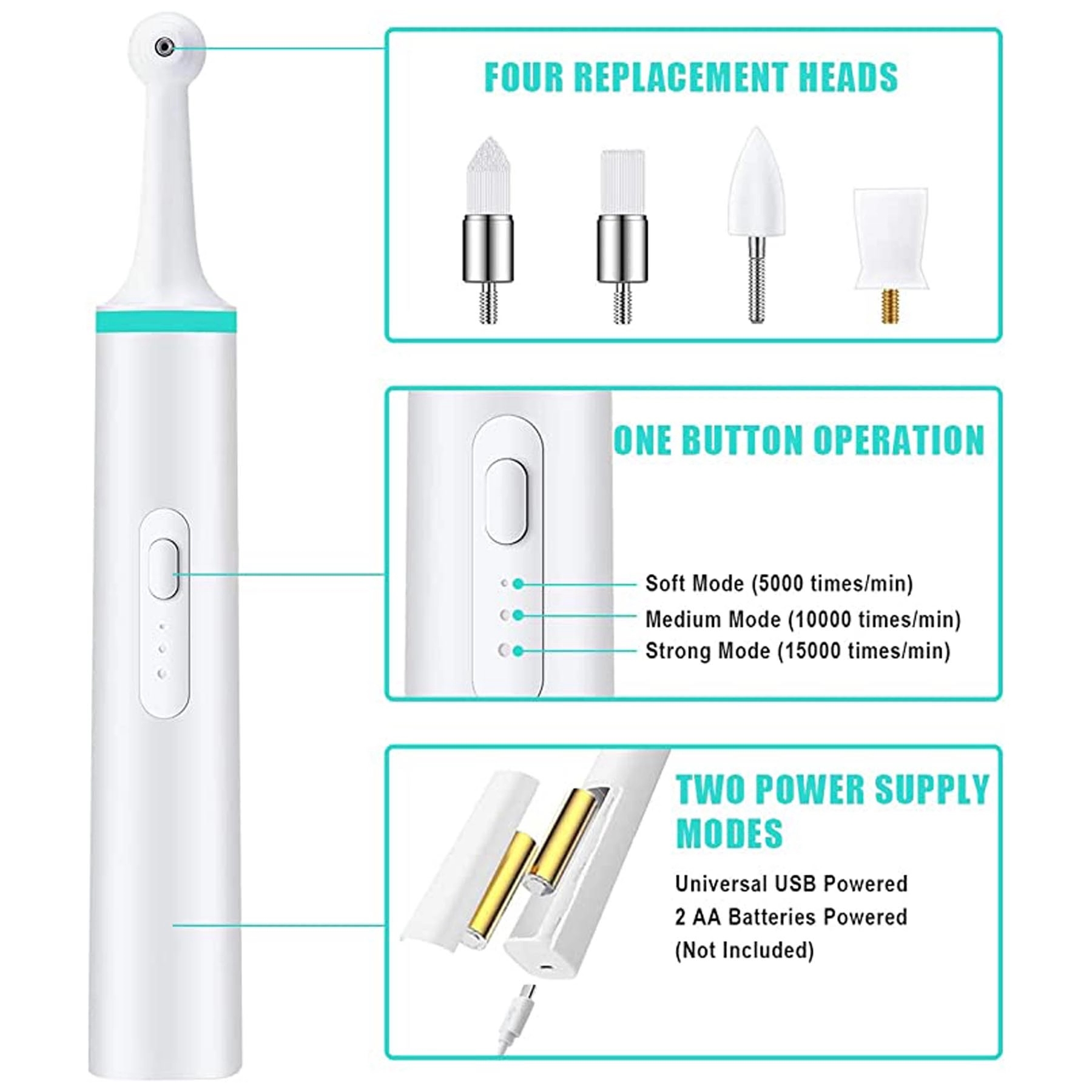 Electric Tooth Polisher Household Dental Calculus Remover 4