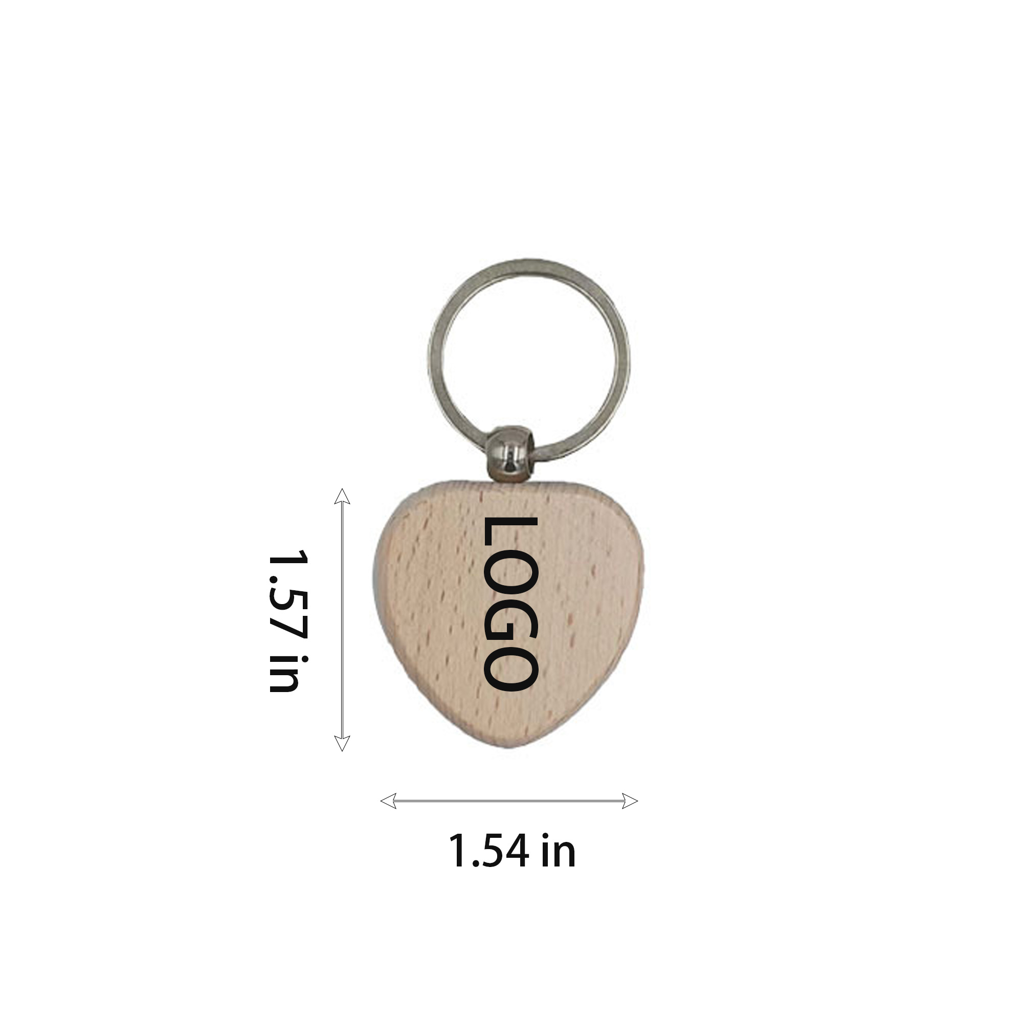 Heart shaped key chain 2