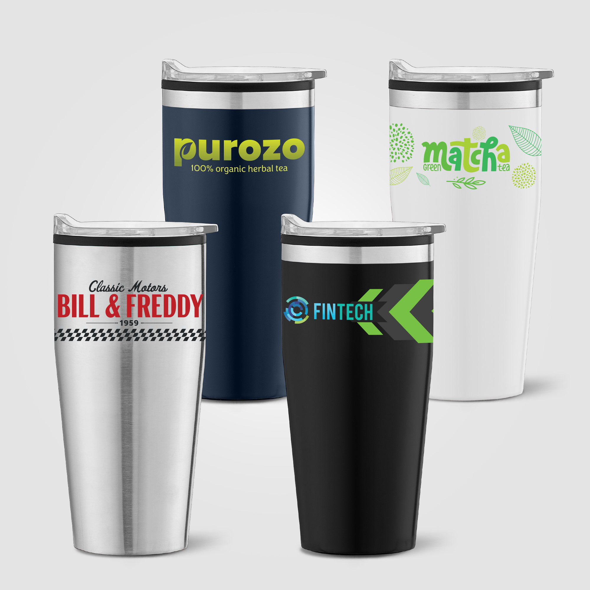 Jasper - 18 oz. Stainless Steel Tumbler with Plastic Interior 25