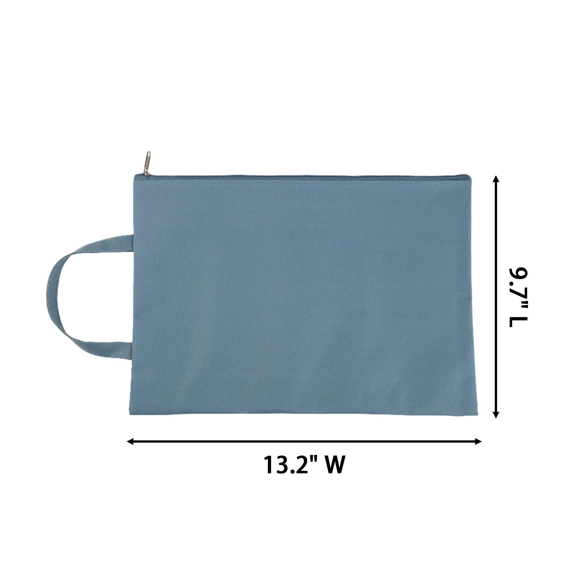 A4 Zipper File Tote Water Resistant 9.7" x 13.2" 1