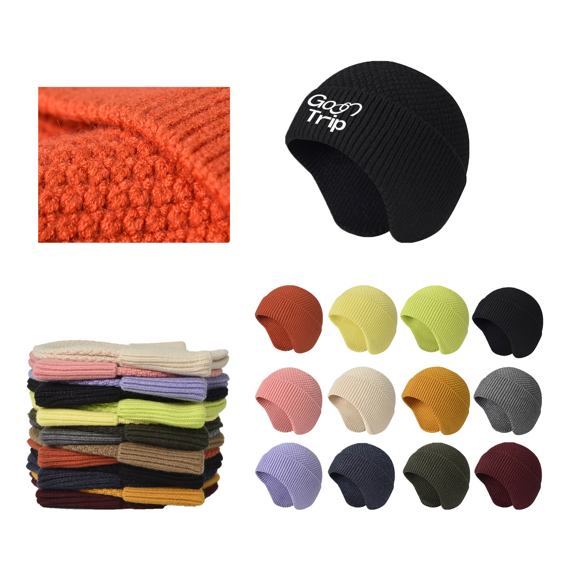 Ribbed Beanie 3