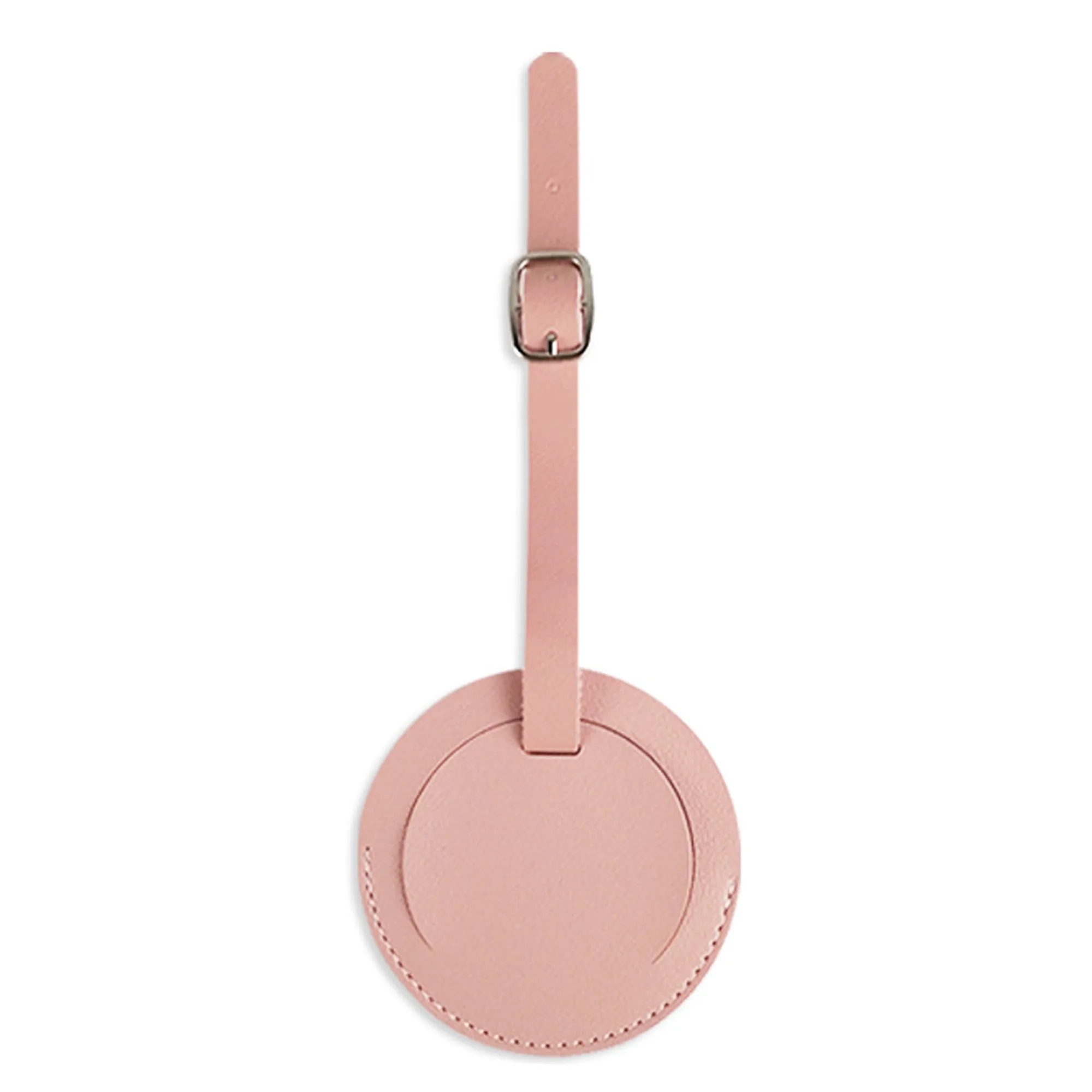 Round PU Leather Luggage Tag 10