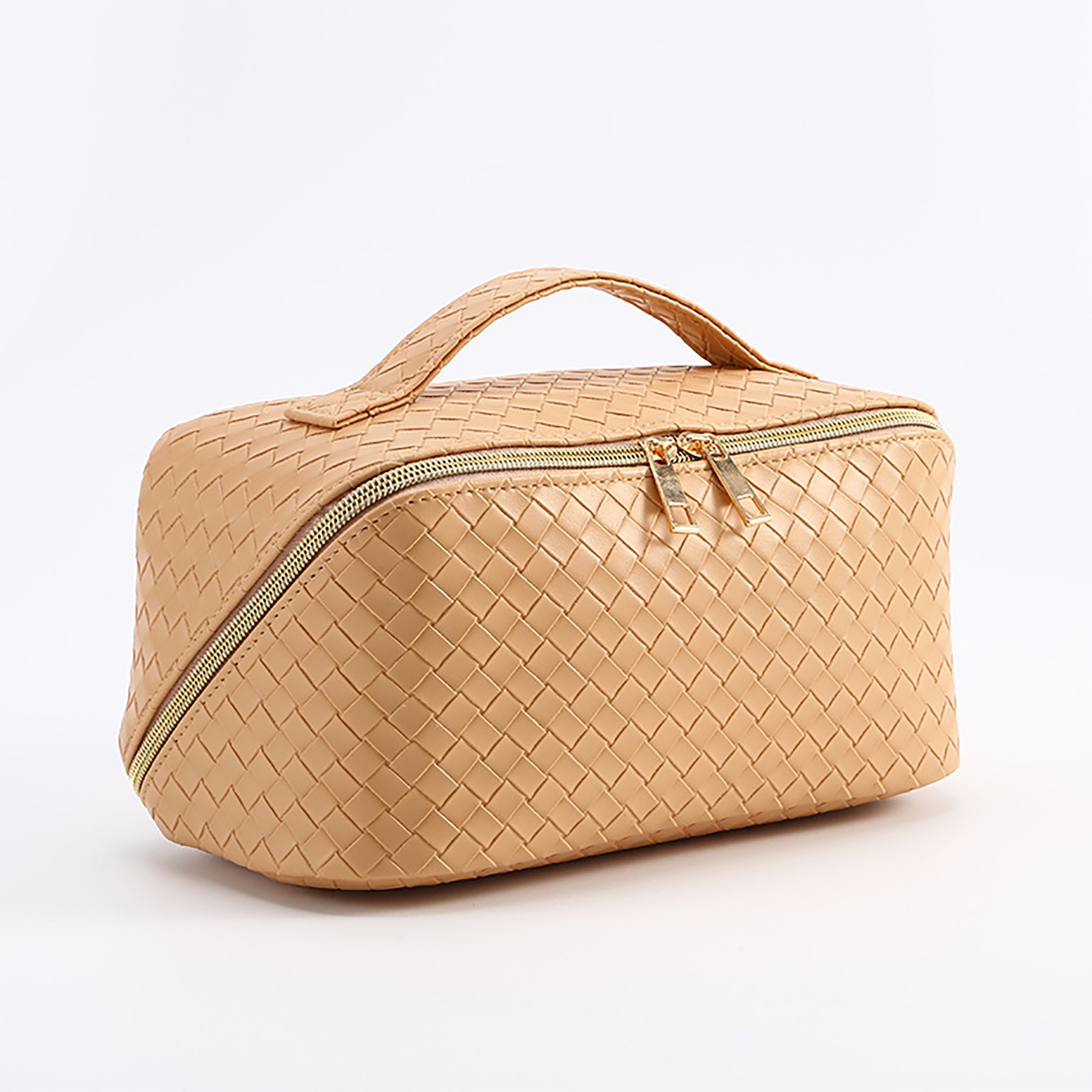 Large Capacity Leather Waterproof Makeup Bag 9