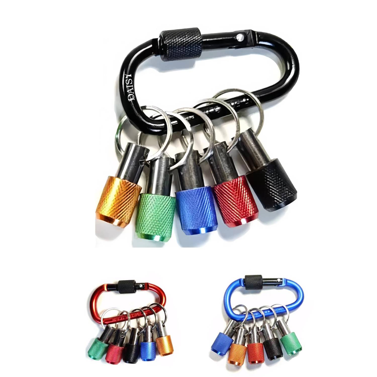6Pcs Bit Holder Key Chain