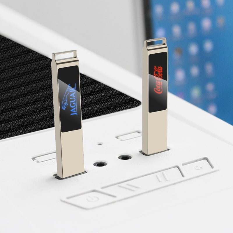 Custom LED Logo USB Drive Sticks 2
