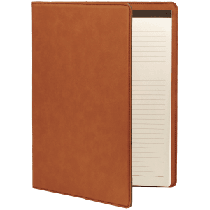 9 1/2" X 12" Laserable Leatherette Portfolio With Notepad 8