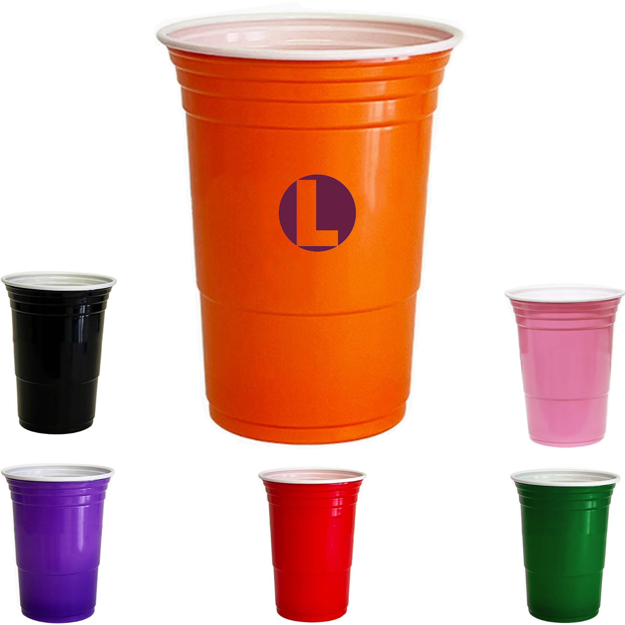 16oz Party Cup, custom plastic cup with logo imprint 3