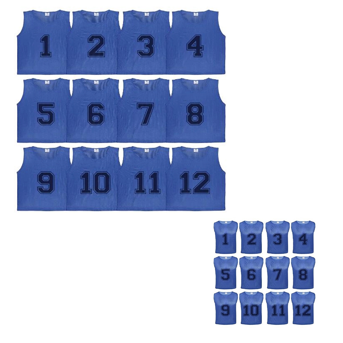 Athllete Pinnie with numbers - Scrimmage Vest 4