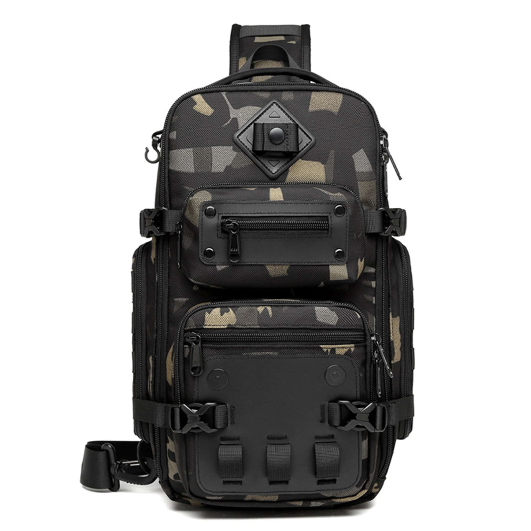 Oxford Sling Backpack Large Capacity Shoulder Crossbody Bags 2