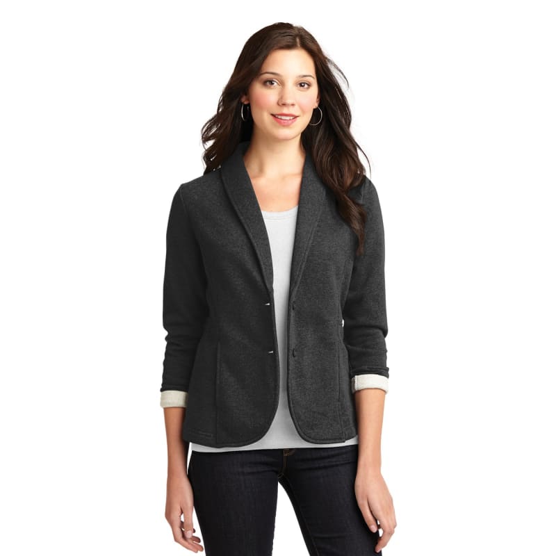 Port Authority Women's Fleece Blazer. 4