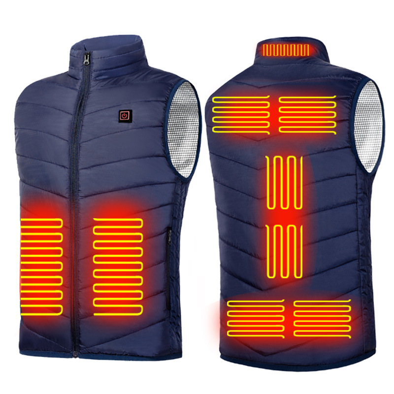 9 Areas Heated Vest w/ One Button Control 3