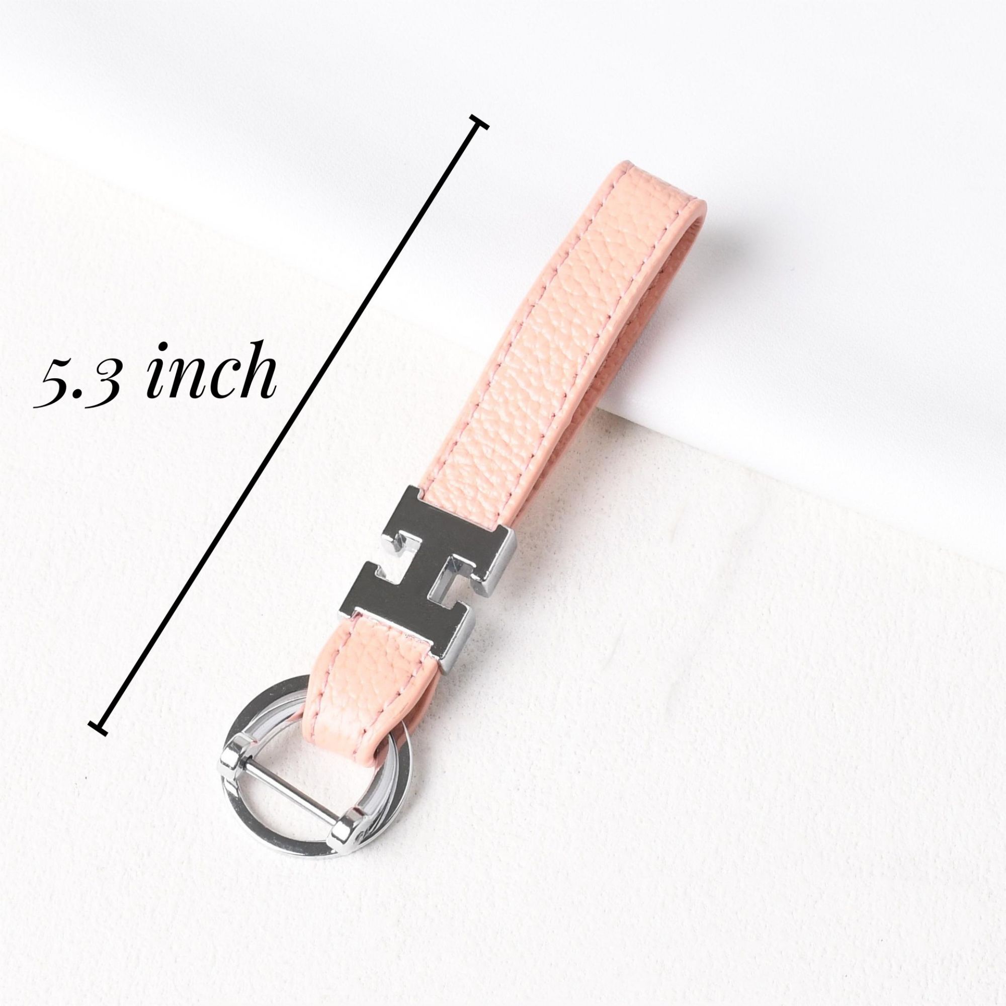 Litchi Letter Metal Keychain 2