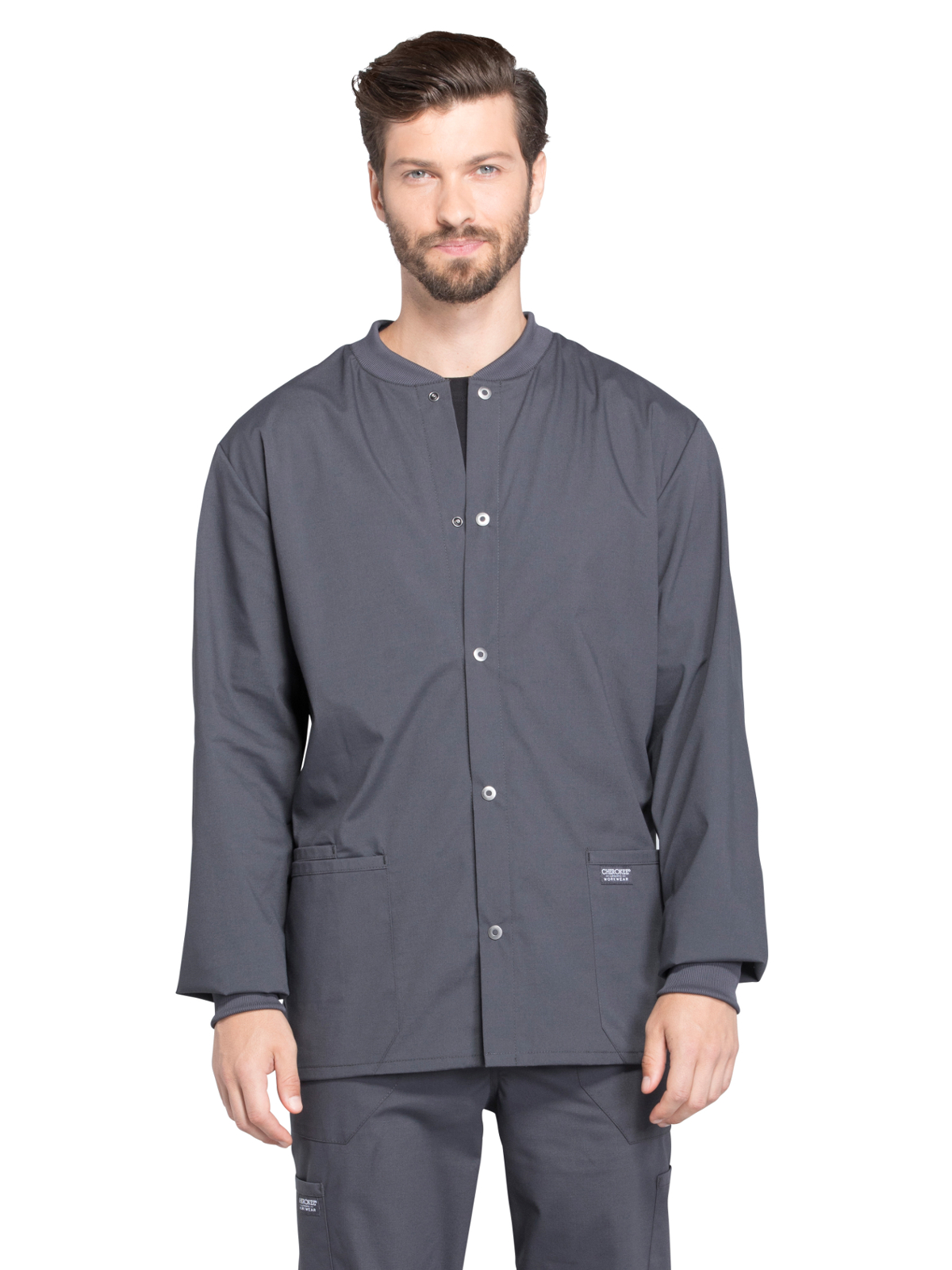 Cherokee - Workwear Professionals - Men's Snap Front Jacket 20