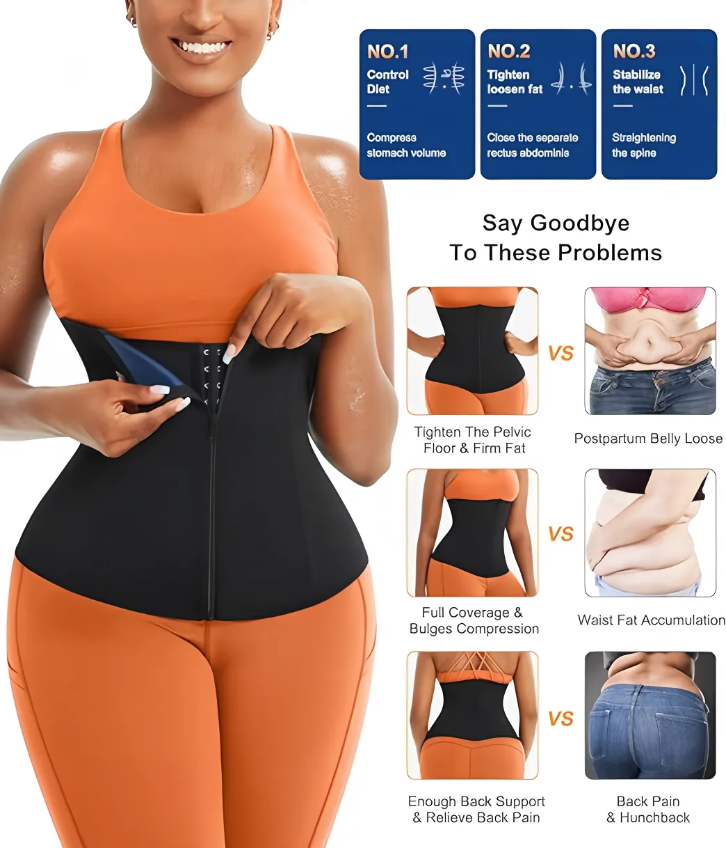Adjustable Waist Trainer Fitness Belt 4