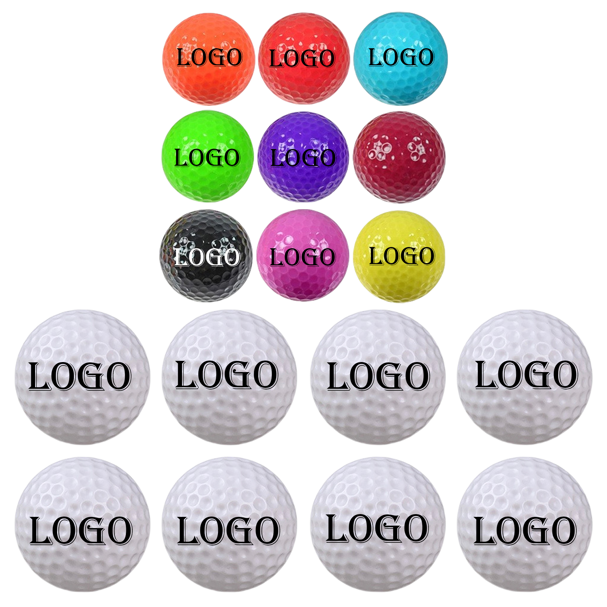 Vibrant Colored Golf Balls 5