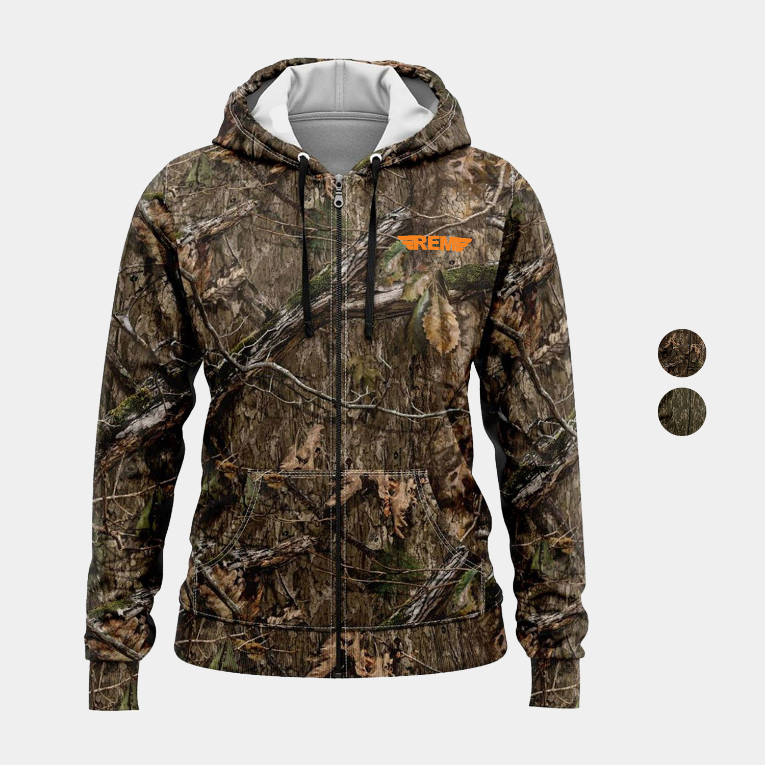 Mossy Oak® Women's 8.2 oz. Full Zip Hoodie with Kangaroo Pocket 3