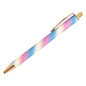 Rainbow Gradient Color Barrel Ballpoint Pen 4