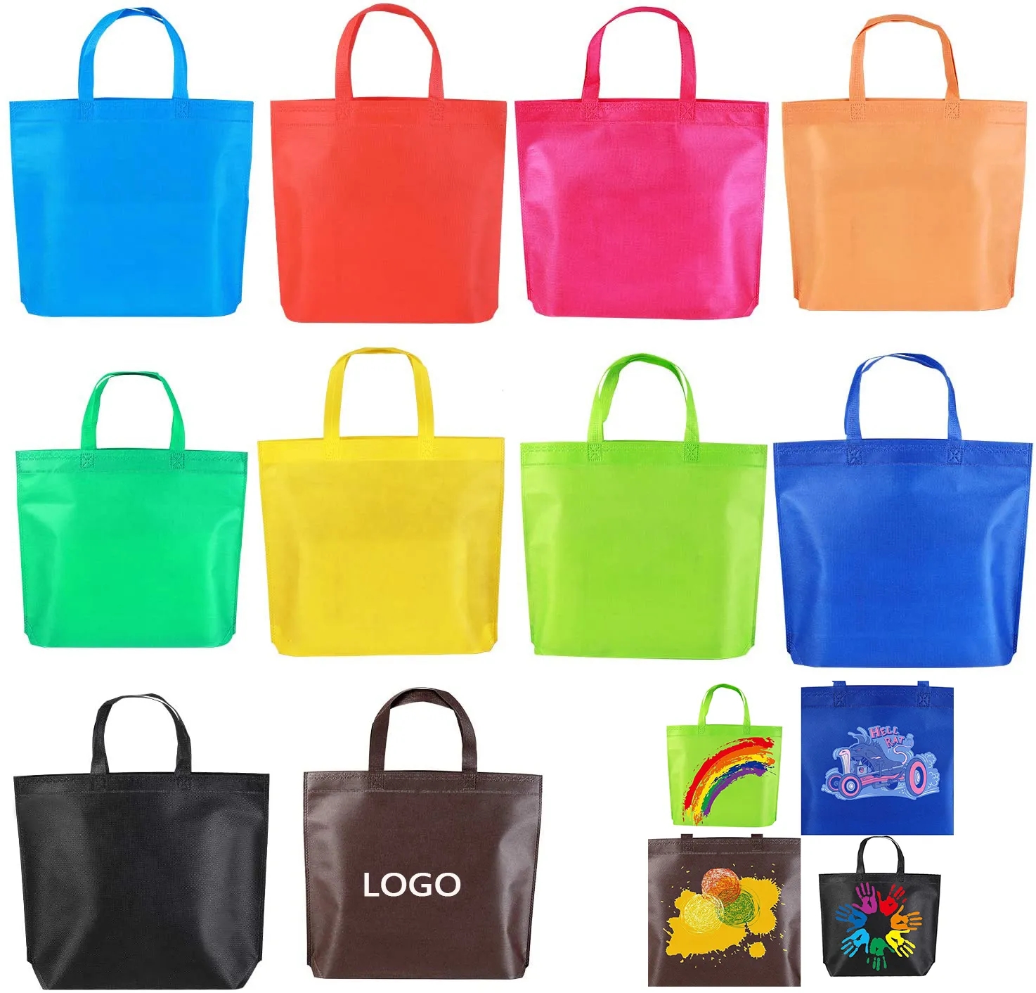 Non-Woven Grocery Tote Bags 2