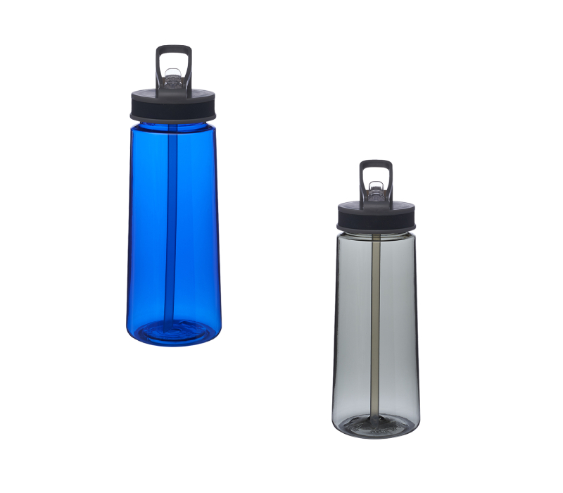 Plastic Water Bottle with Straw, 22 oz. 3