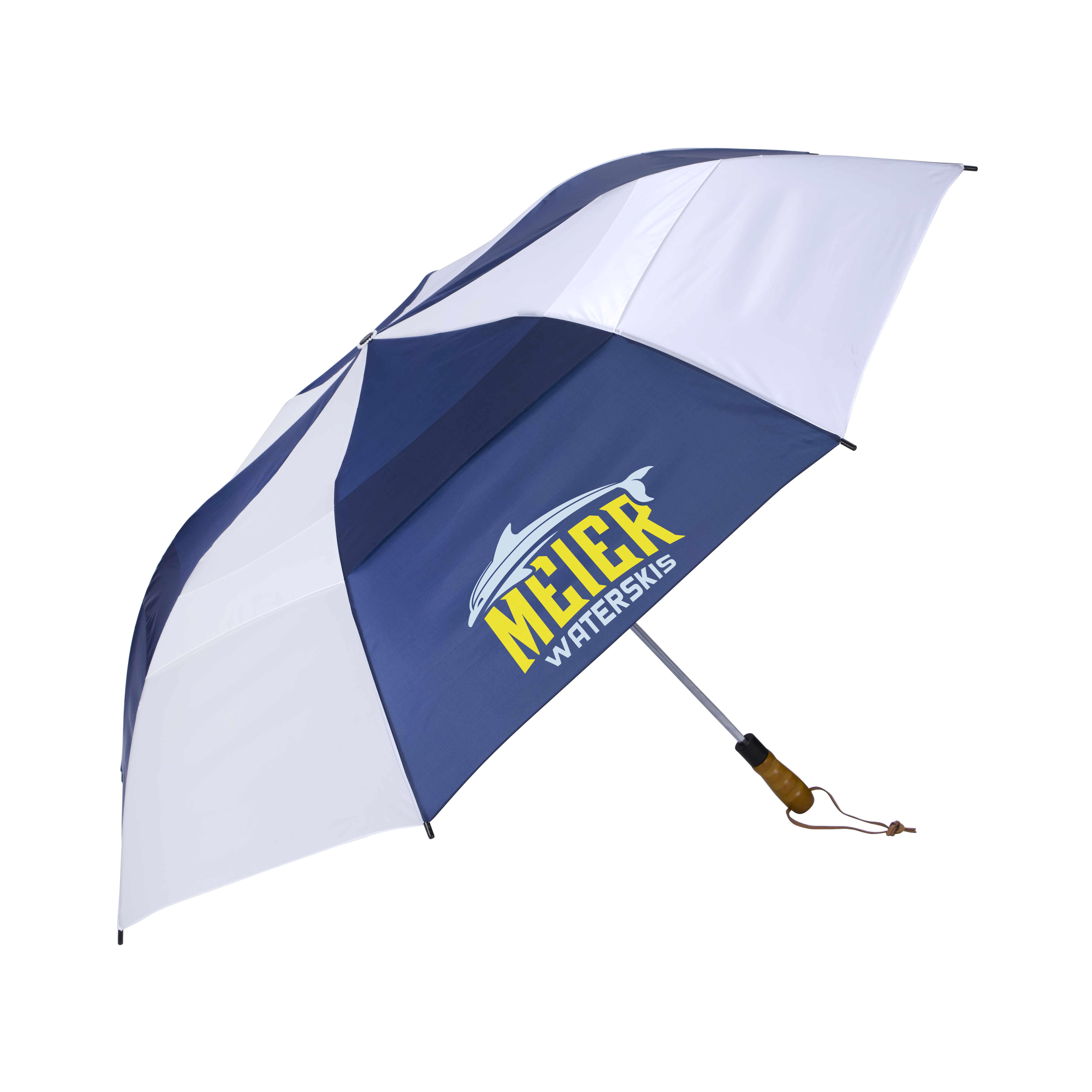 Shed Rain™ Windjammer® 58" Vented Wooden-Handled Auto-Open Jumbo Compact Umbrella 10