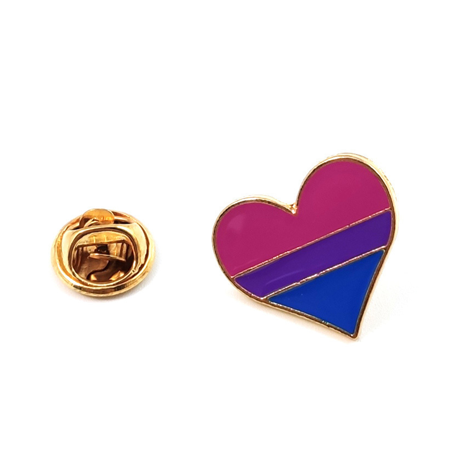 1" x 1'' Pin-Heart Shaped 2