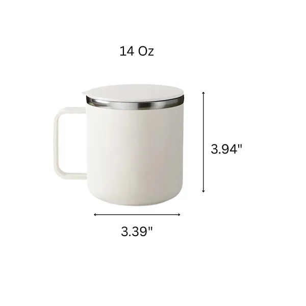 Insulated Stainless Steel Water Mug 14 oz Capacity 2