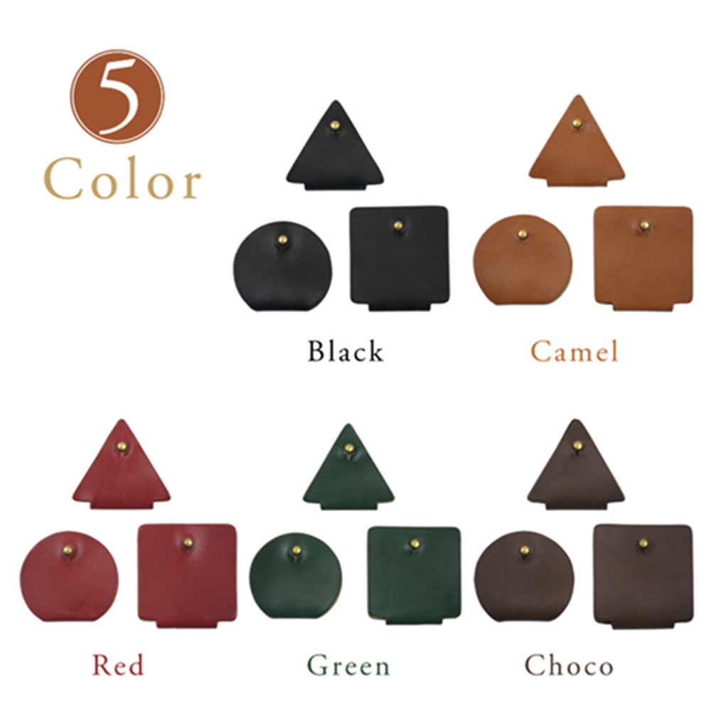 Leather Ear Bud Cable Organizer Set 6