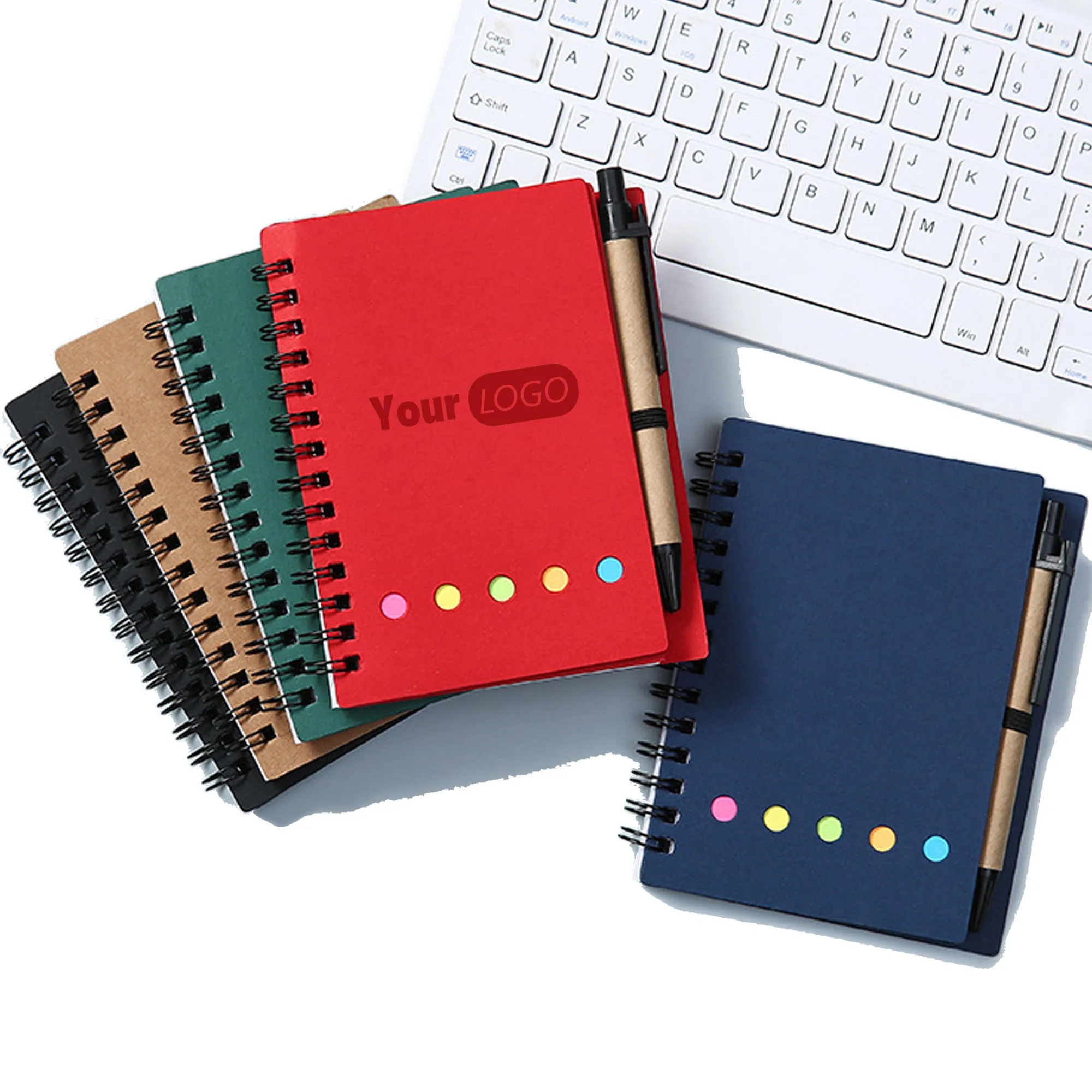 Recycle Sticky Jotter Notepad With Pen