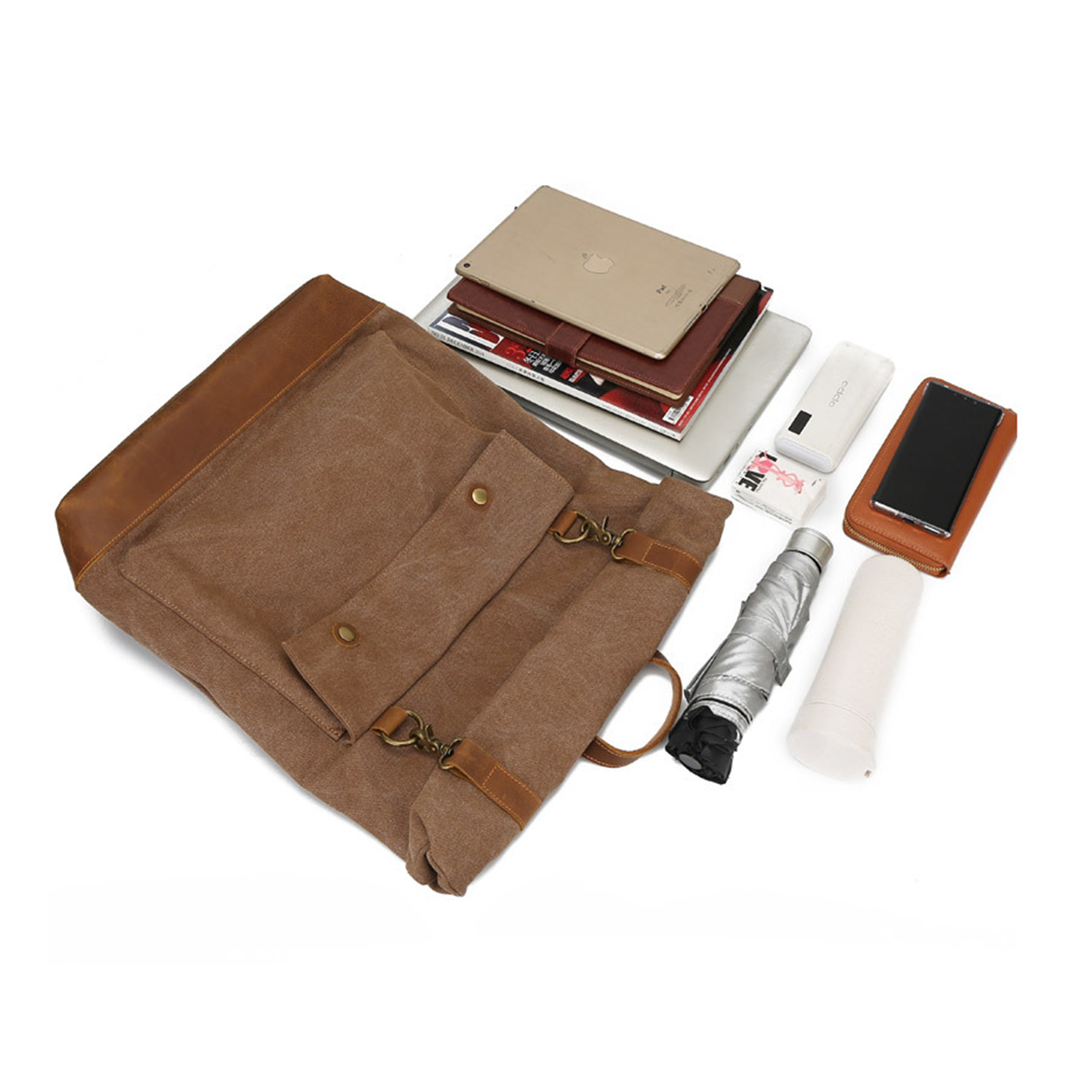 Vintage Classic Rucksack Canvas Backpack for Campus 3