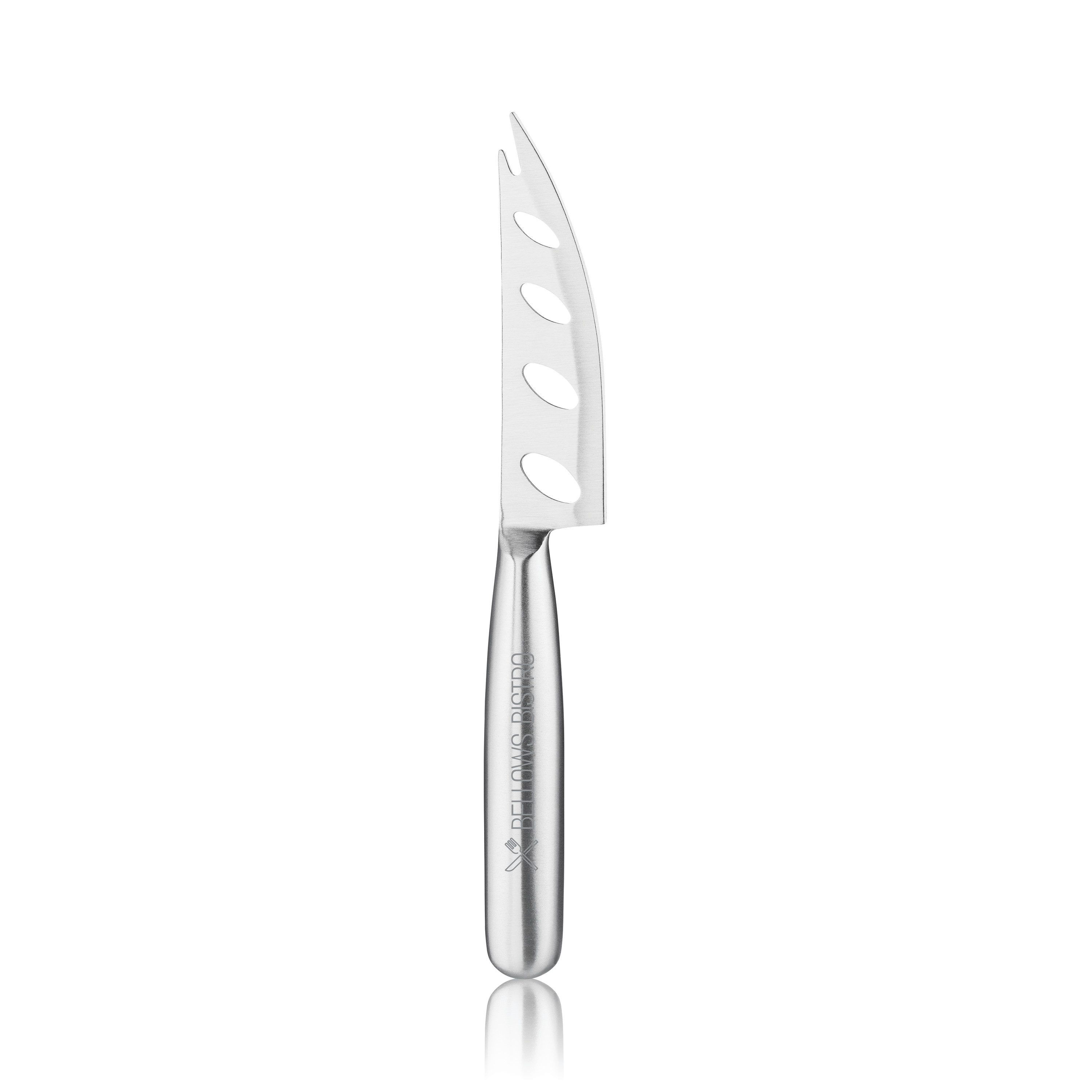 True® Silver Perforated Cheese Knife