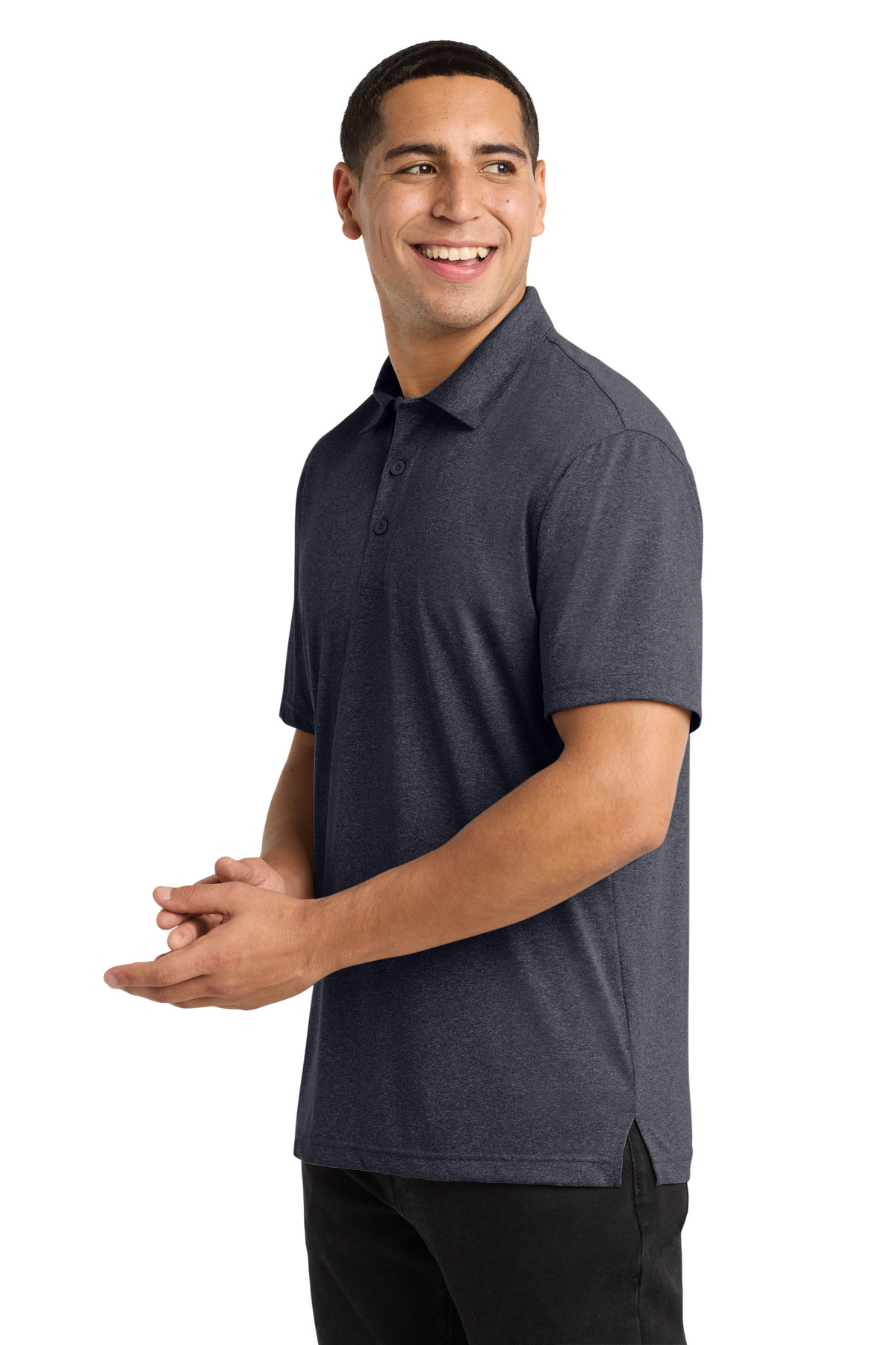 Sport-Tek Heather Contender Polo. ST660 83