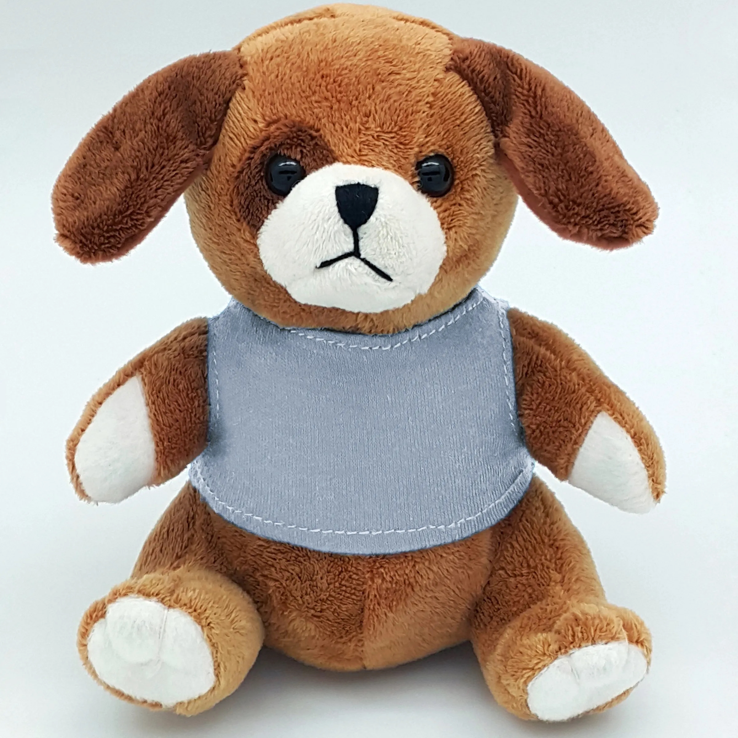 6" Beanie Dog with Embroidered Eyes 25
