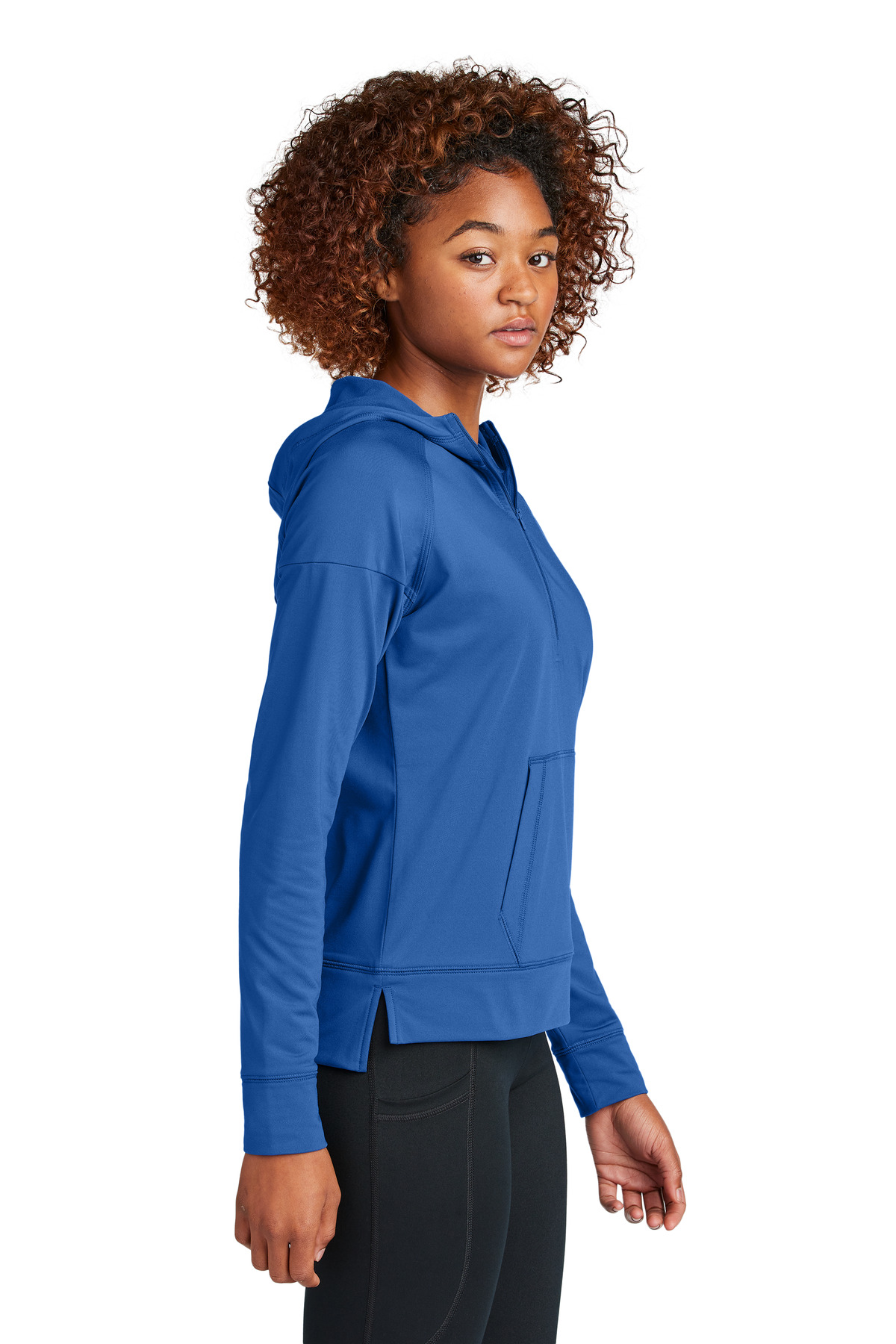 Sport-Tek Women's Sport-Wick Stretch 1/2-Zip Hoodie LST856 4